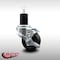 Service Caster 3'' SS Phenolic Swivel 1-3/4'' Expanding Stem Caster with Brake SCC-SSEX20S314-PHS-TLB-134 - alternate 4